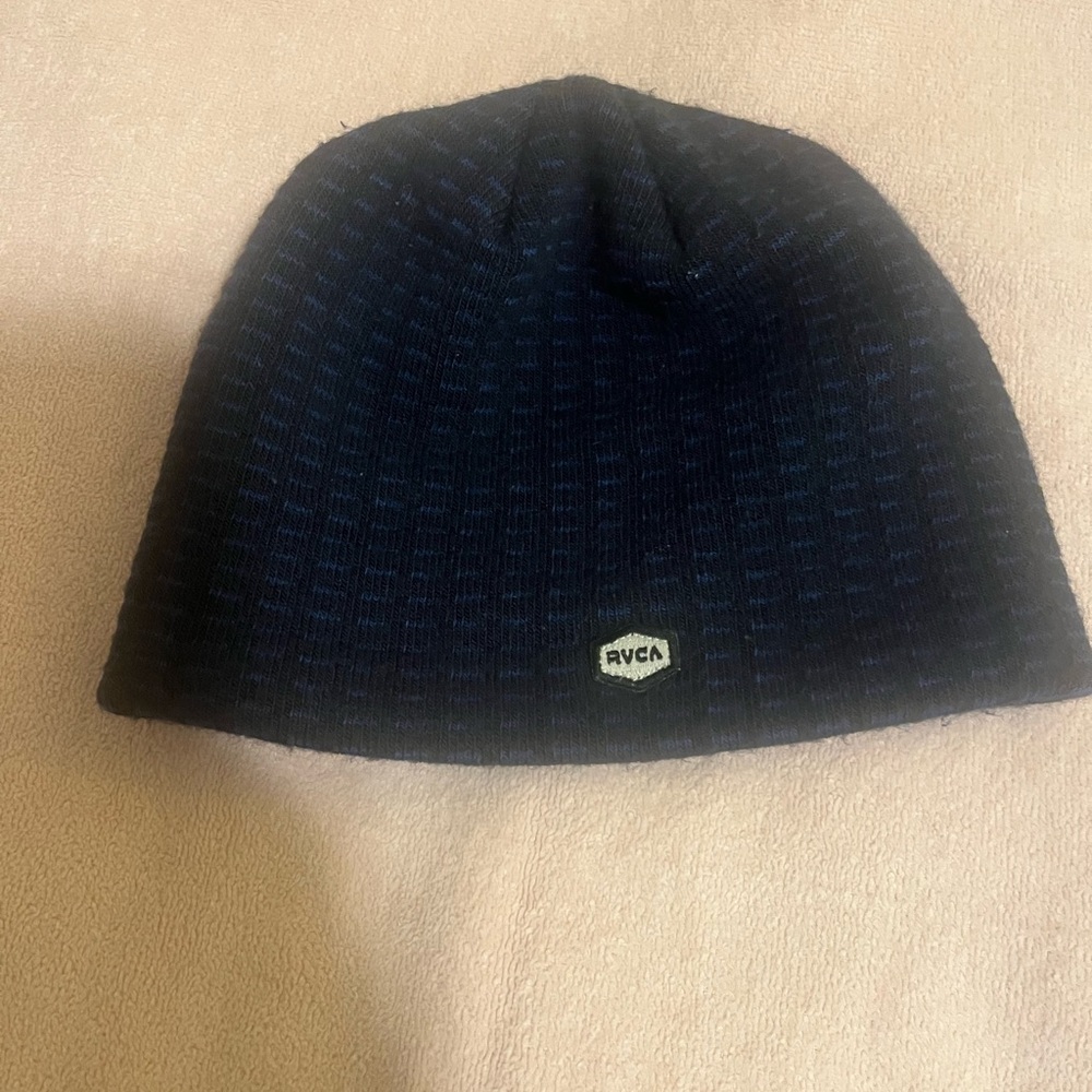 RVCA Midnight Black Beanie